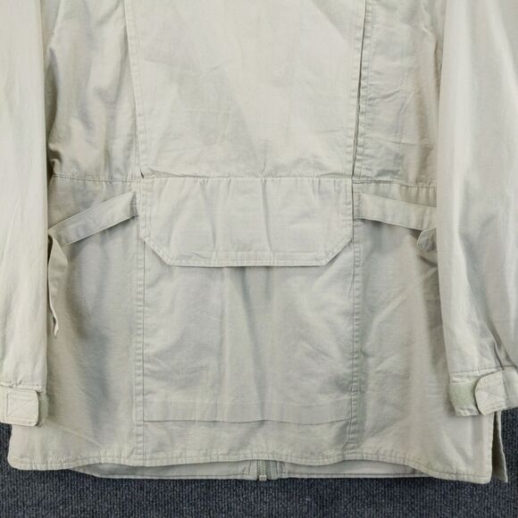Bimini Bay Expedition Jacket SZ M Gray Sand 21W 30L Cargo Pocket Full Zip W/Tags - Picture 10 of 12